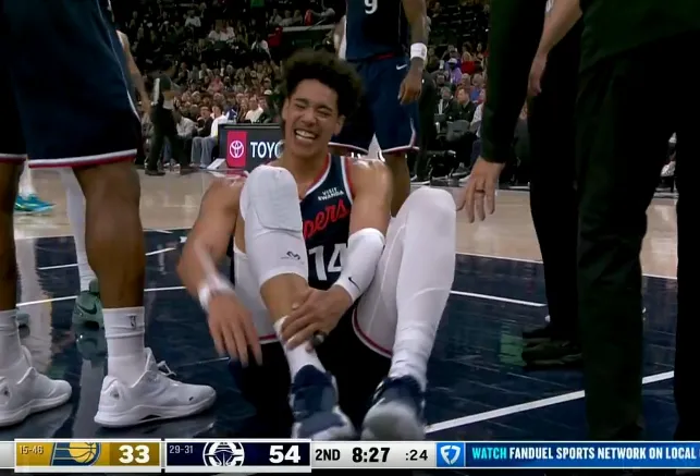 快船官方：尼德豪瑟右脚受伤，将缺席对阵步行者剩余比赛